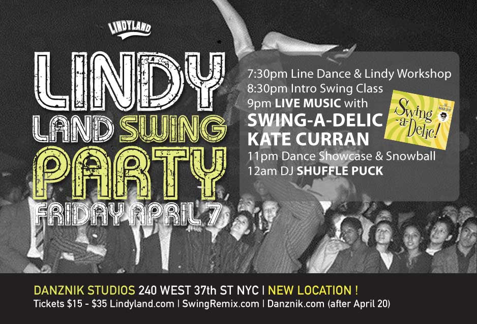 LINDYLAND DANCE PARTY | FRI APR 7